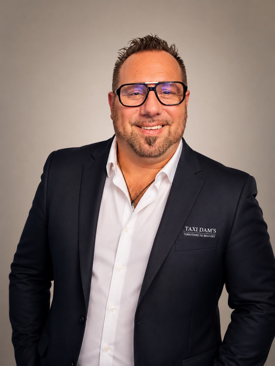 Damien Stoeckel, fondateur et chauffeur de Taxi Dam's